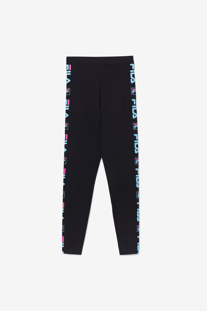 Fila Naisten Legging Parma Mustat - IPMF-39652